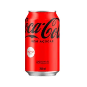 Lata Coca-Cola Zero Açúcar Lata  350 ml